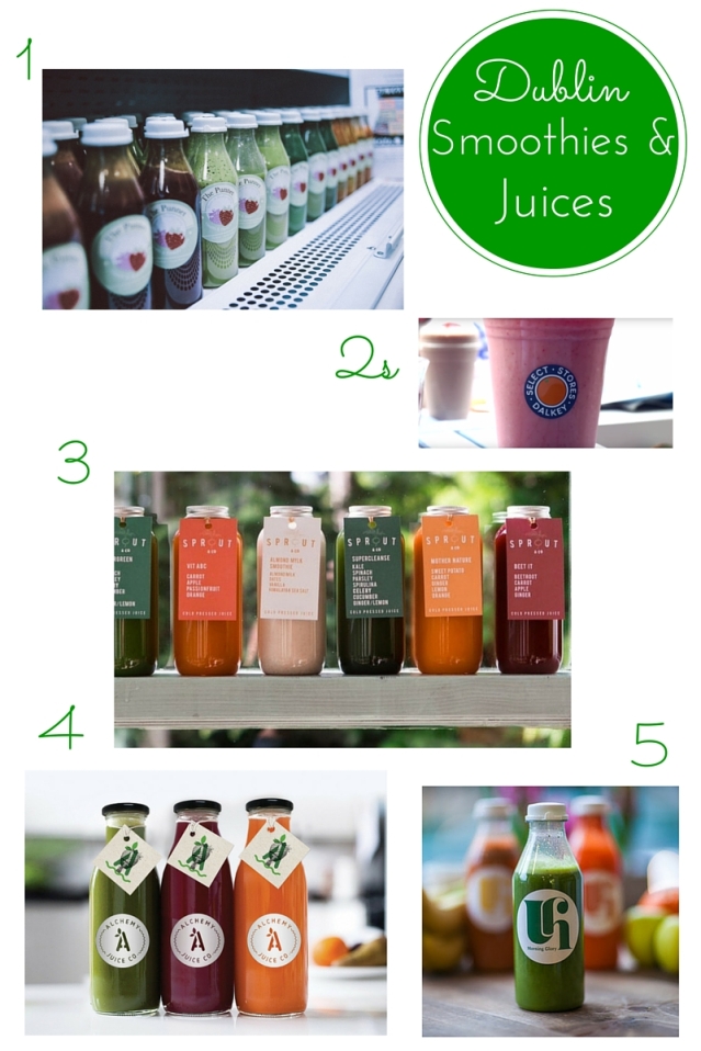 Favourite places for green juice in Dublin